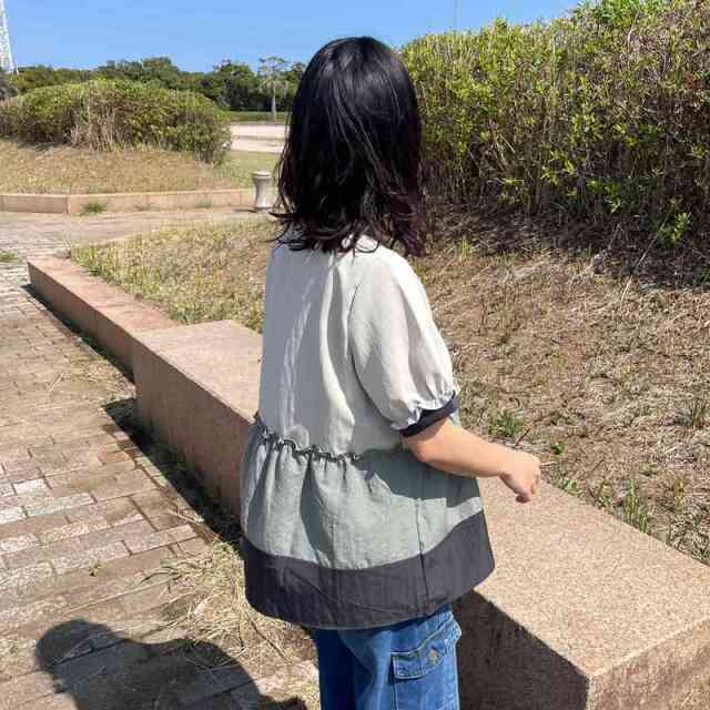 フリル切替プルオーバー