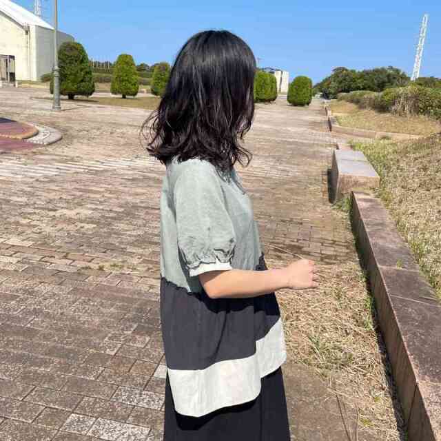フリル切替プルオーバー