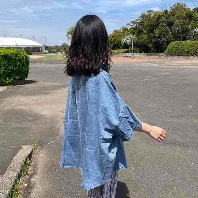 デニムビッグシャツ