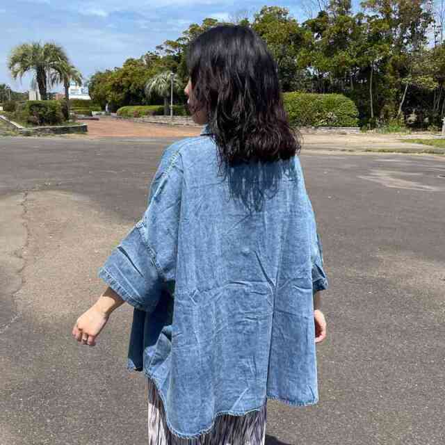 デニムビッグシャツ