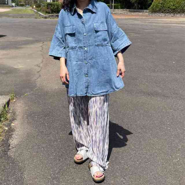 デニムビッグシャツ