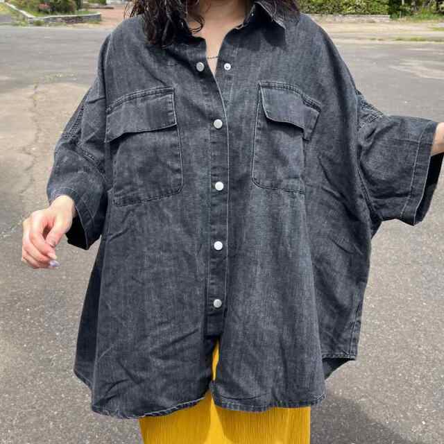 デニムビッグシャツ