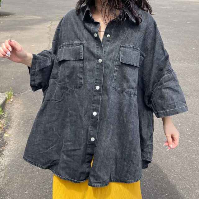 デニムビッグシャツ