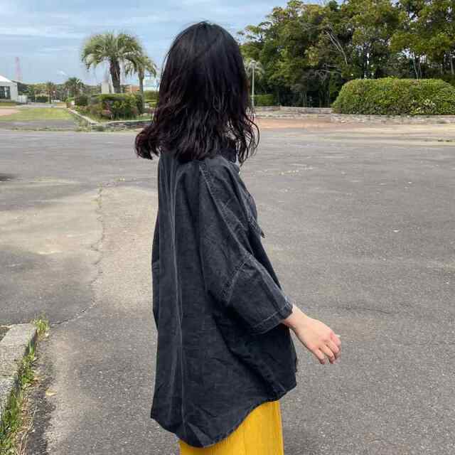 デニムビッグシャツ