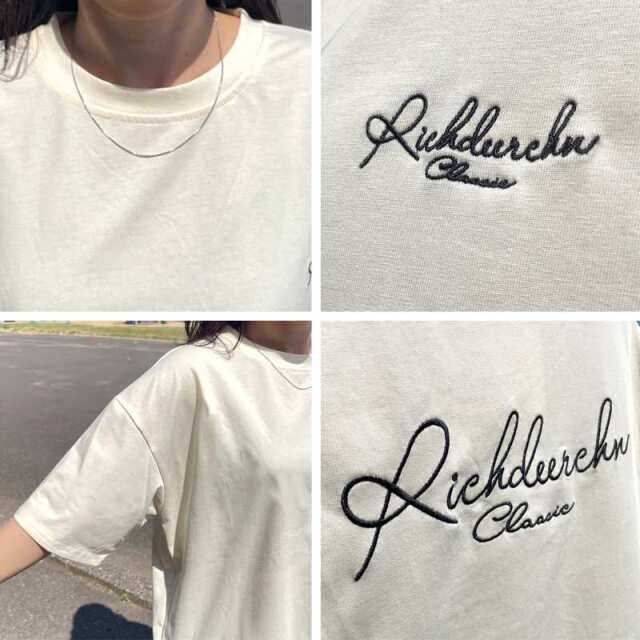 バック刺繍ロゴTシャツ