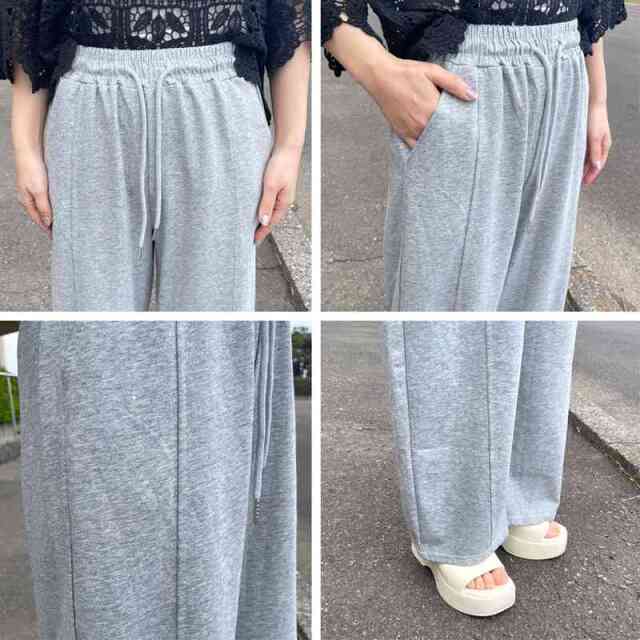 ラメカットカーブパンツ