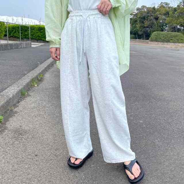 ラメカットカーブパンツ