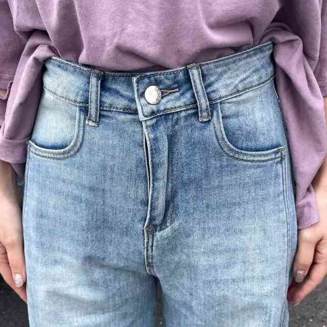 ストレートデニムパンツ