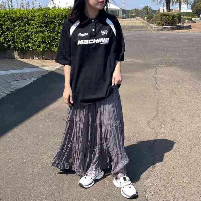 襟付きラグランゲームTシャツ