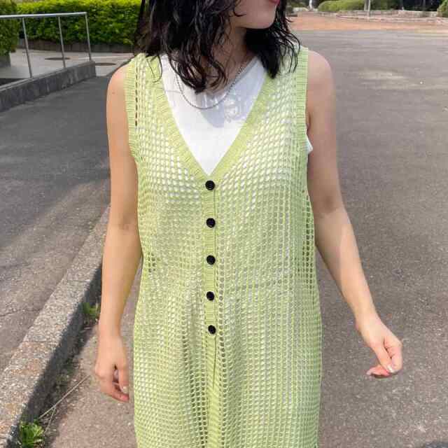 メッシュボタンジレ