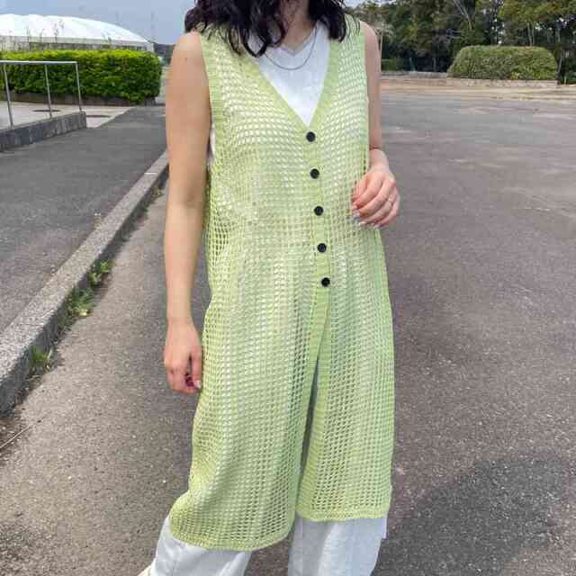 メッシュボタンジレ