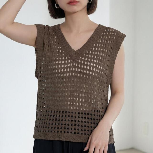 メッシュVベスト