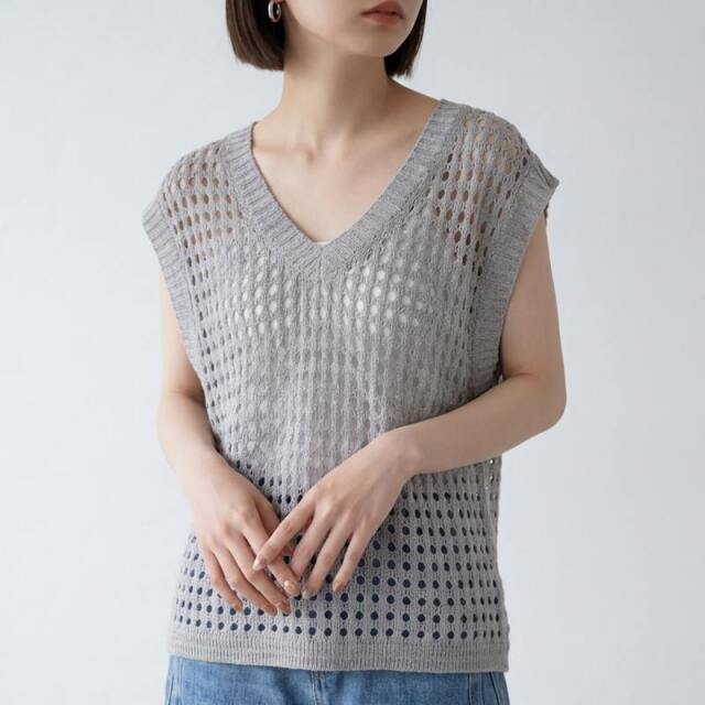 メッシュVベスト