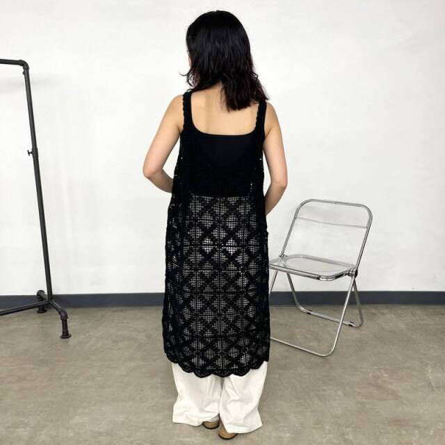 クロシェキャミワンピース