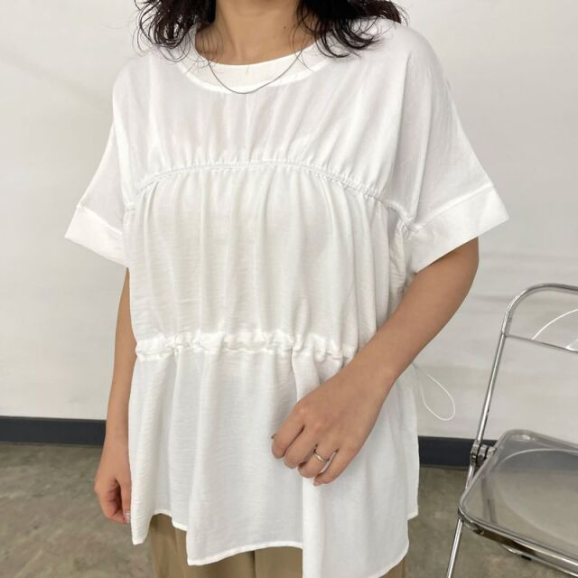 ヨウリュウ切替ドロストブラウス