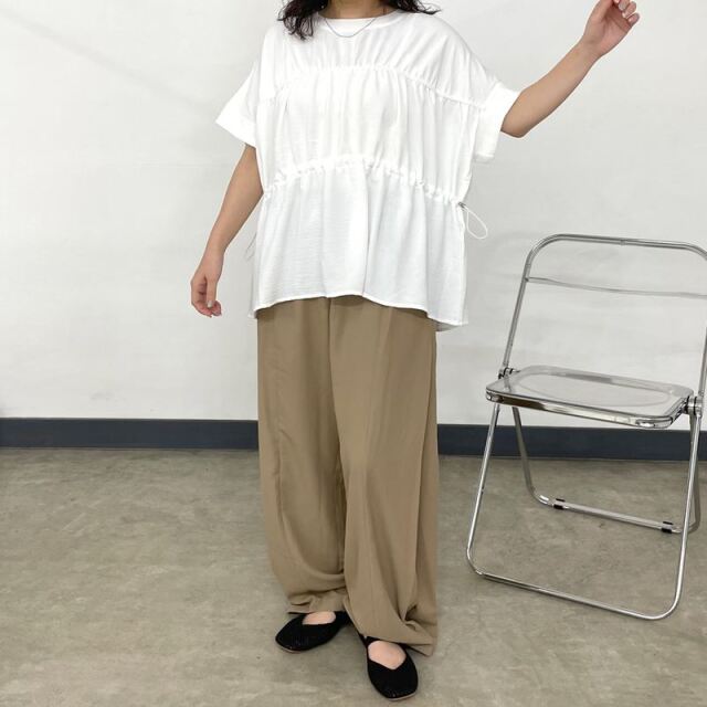 ヨウリュウ切替ドロストブラウス