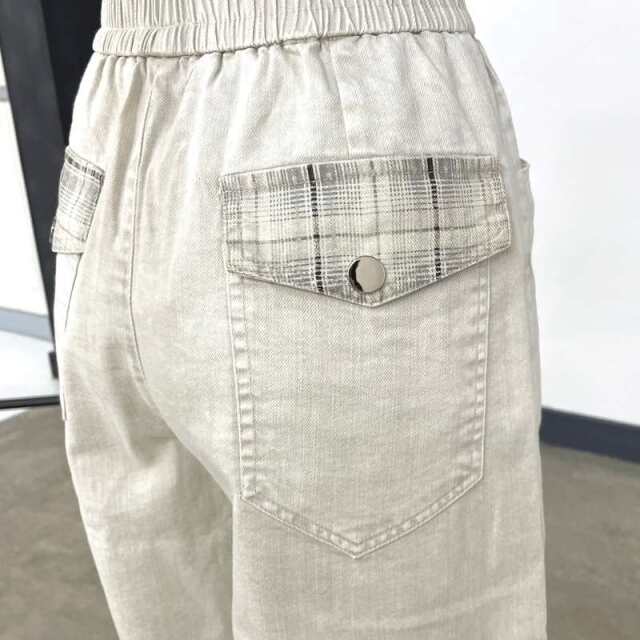 ピグメント切替パンツ