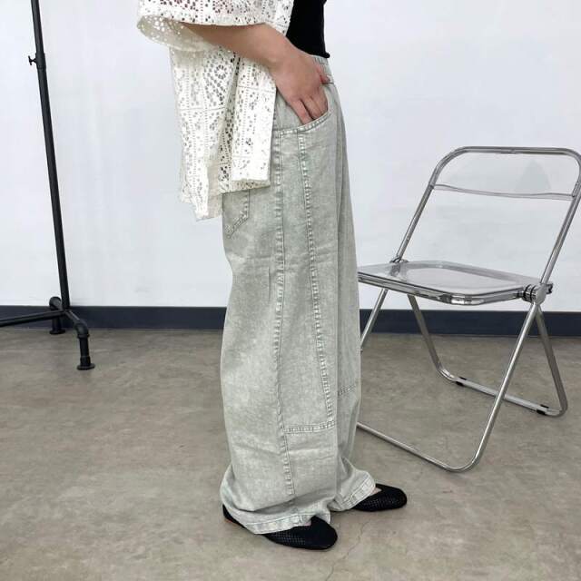 ピグメント切替パンツ