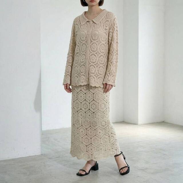 クロシェIラインスカート