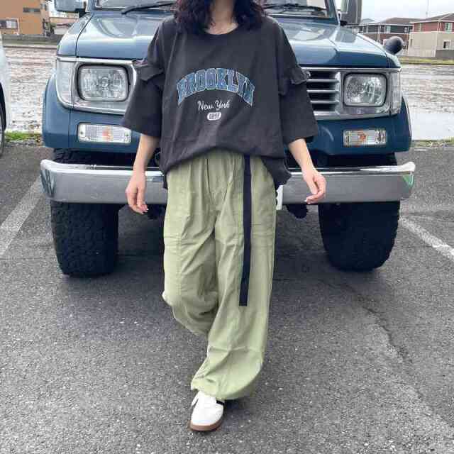 袖フリルカレッジプルオーバー