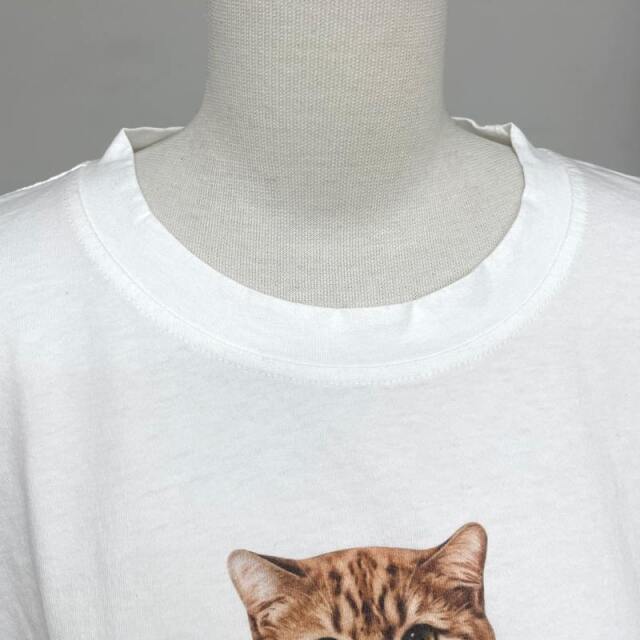 袖フリルネコプルオーバー