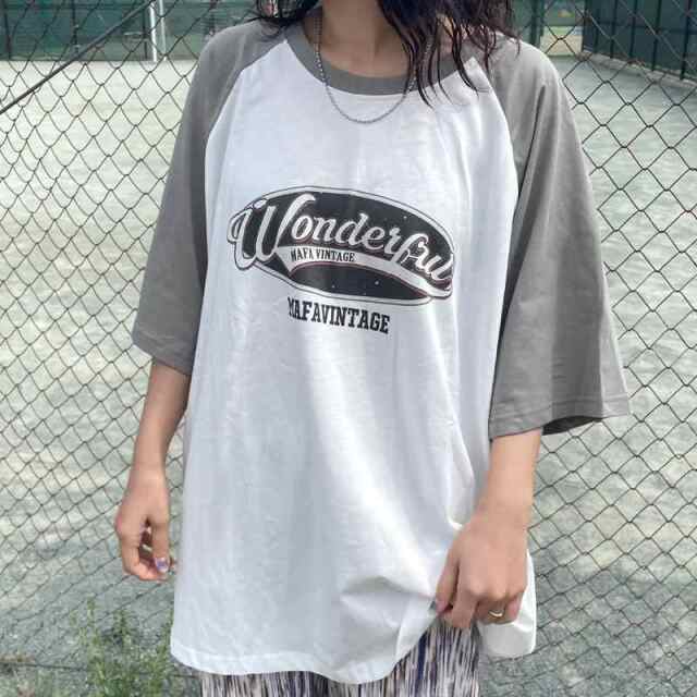 ラグランロゴBIGTシャツ