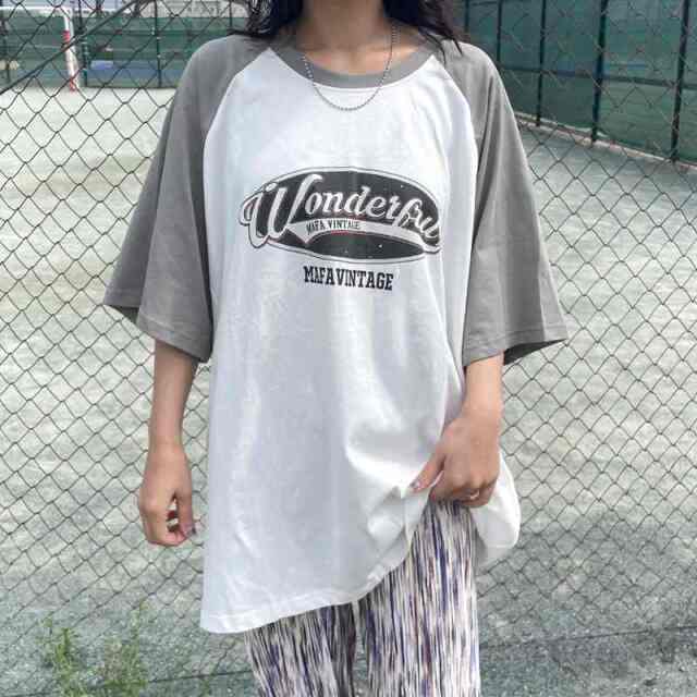 ラグランロゴBIGTシャツ