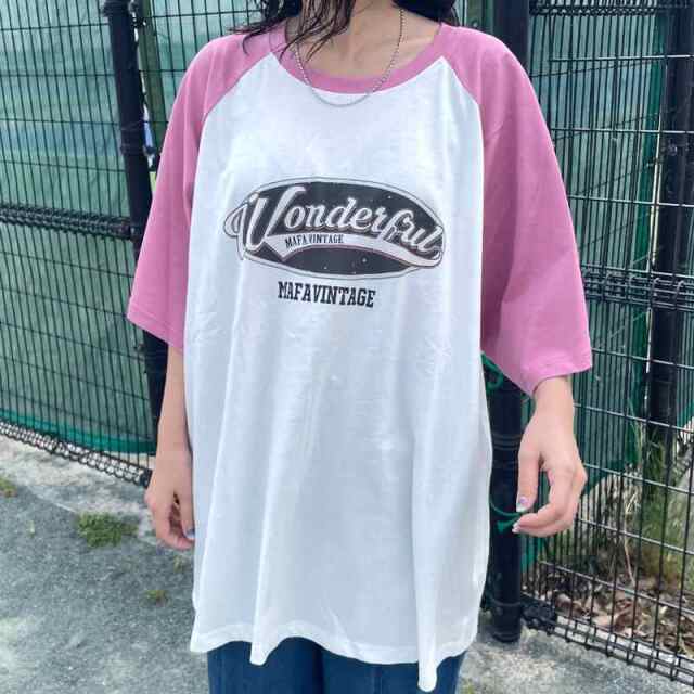 ラグランロゴBIGTシャツ