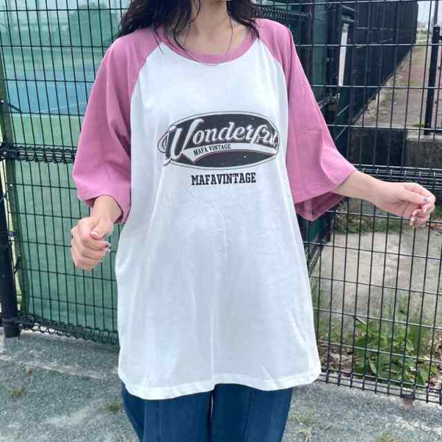 ラグランロゴBIGTシャツ