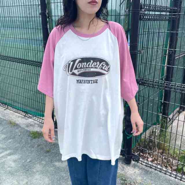 ラグランロゴBIGTシャツ