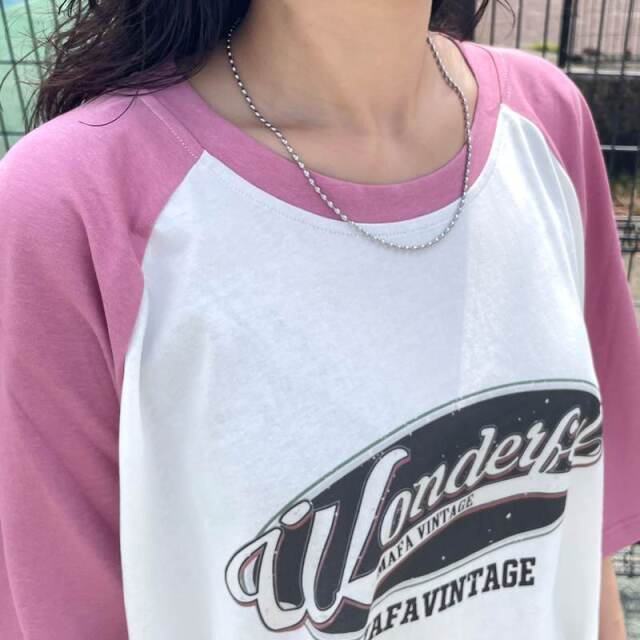 ラグランロゴBIGTシャツ