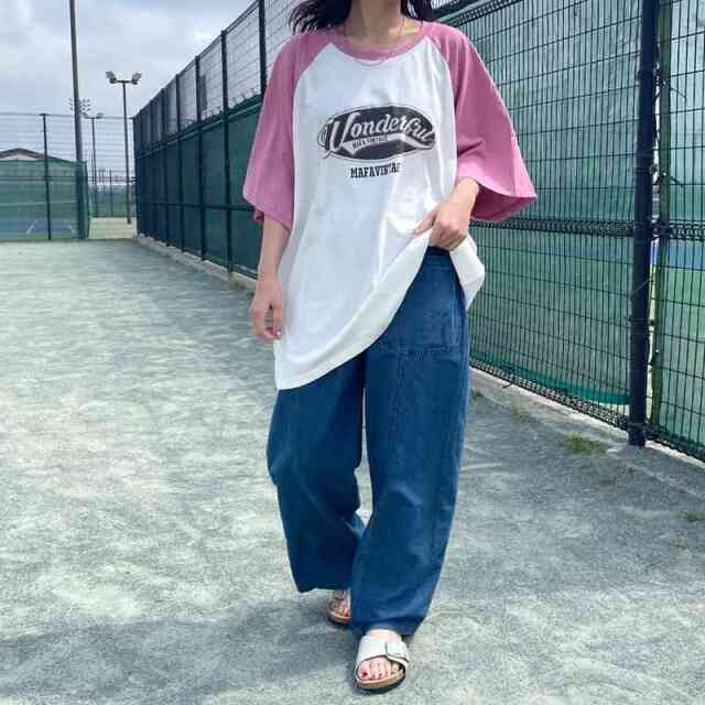 ラグランロゴBIGTシャツ