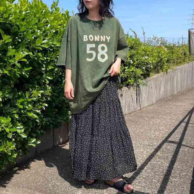 柄ティアードスカート