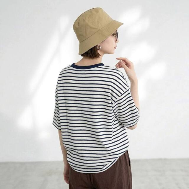 スラブボーダーロゴBIGTシャツ