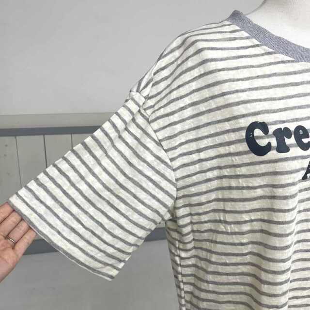 スラブボーダーロゴBIGTシャツ