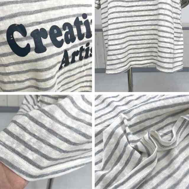 スラブボーダーロゴBIGTシャツ