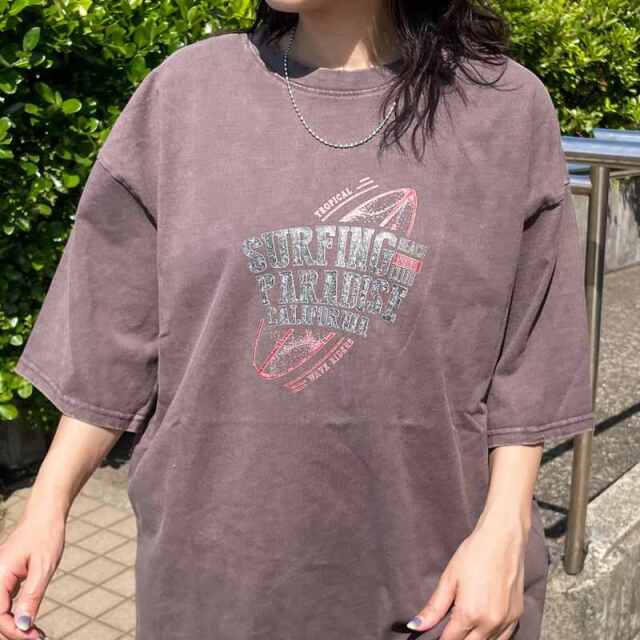 ピグメントロゴTシャツ