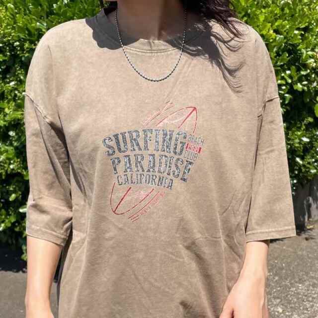 ピグメントロゴTシャツ