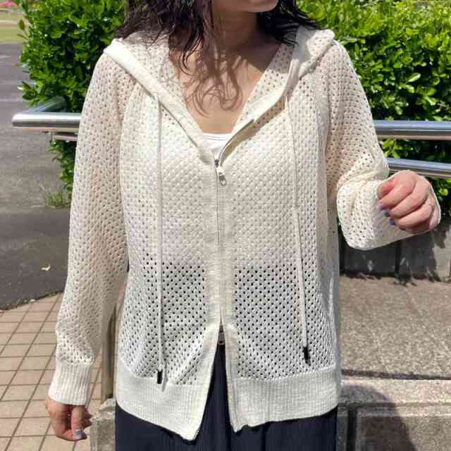 ダブルZIPメッシュパーカー