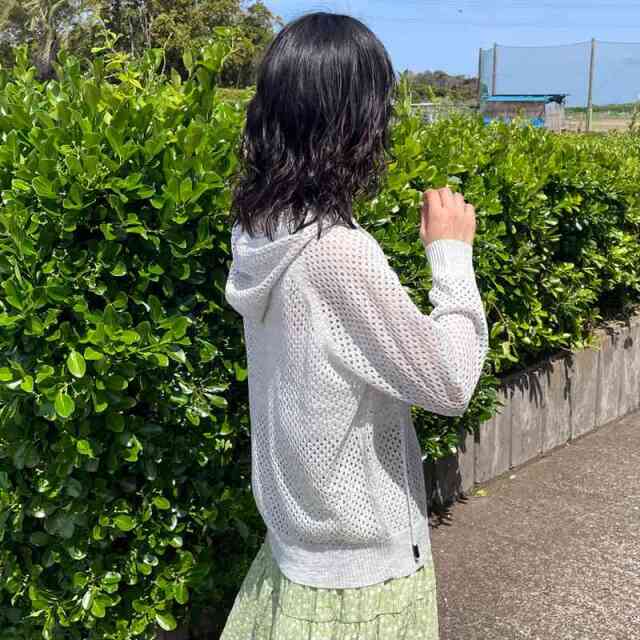 ダブルZIPメッシュパーカー