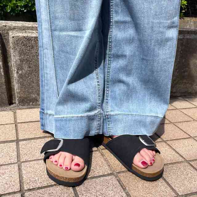 ラインデニムパンツ