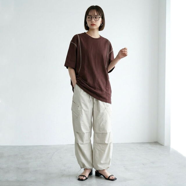 ナイロン風カーゴパンツ