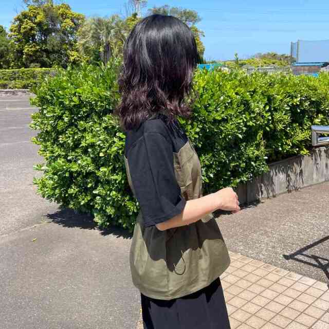 切替ドロストTシャツ