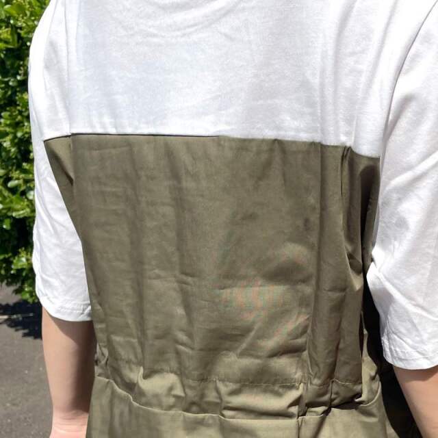 切替ドロストTシャツ