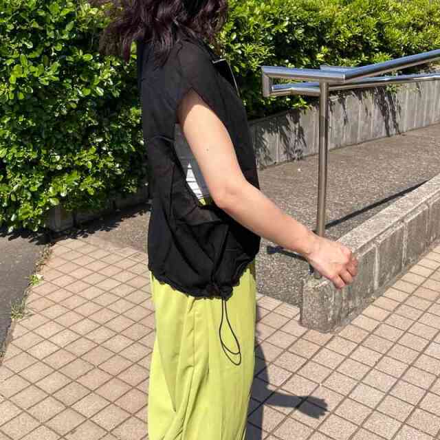 綿麻スタンドZIPベスト