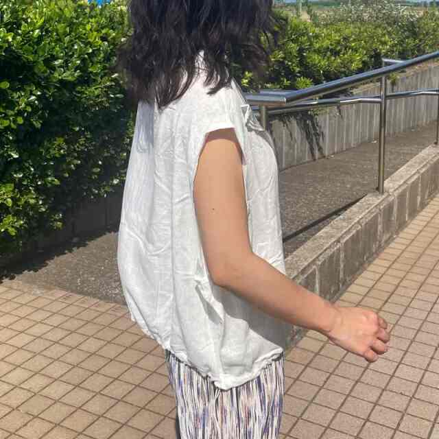 綿麻スタンドZIPベスト