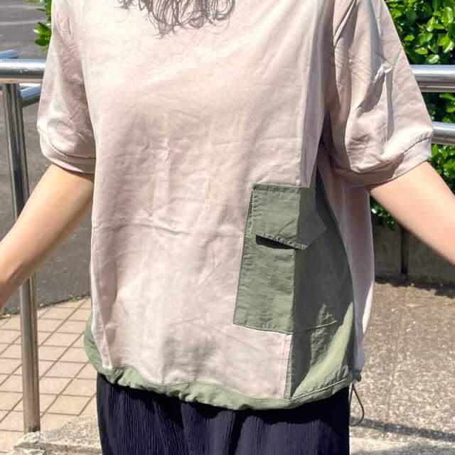 切替ポケットプルオーバー