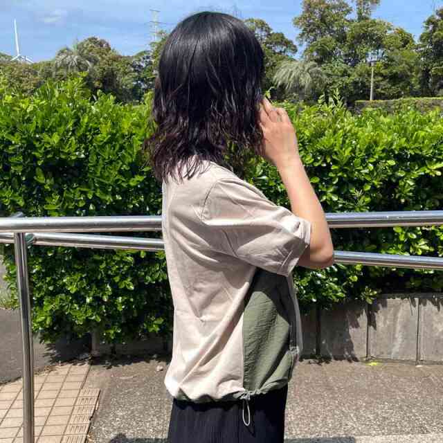 切替ポケットプルオーバー