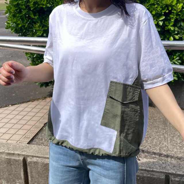 切替ポケットプルオーバー