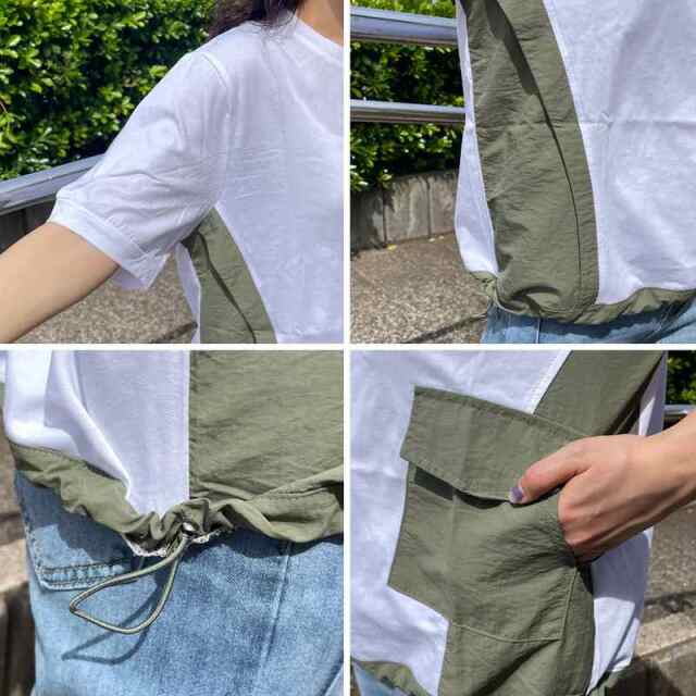 切替ポケットプルオーバー